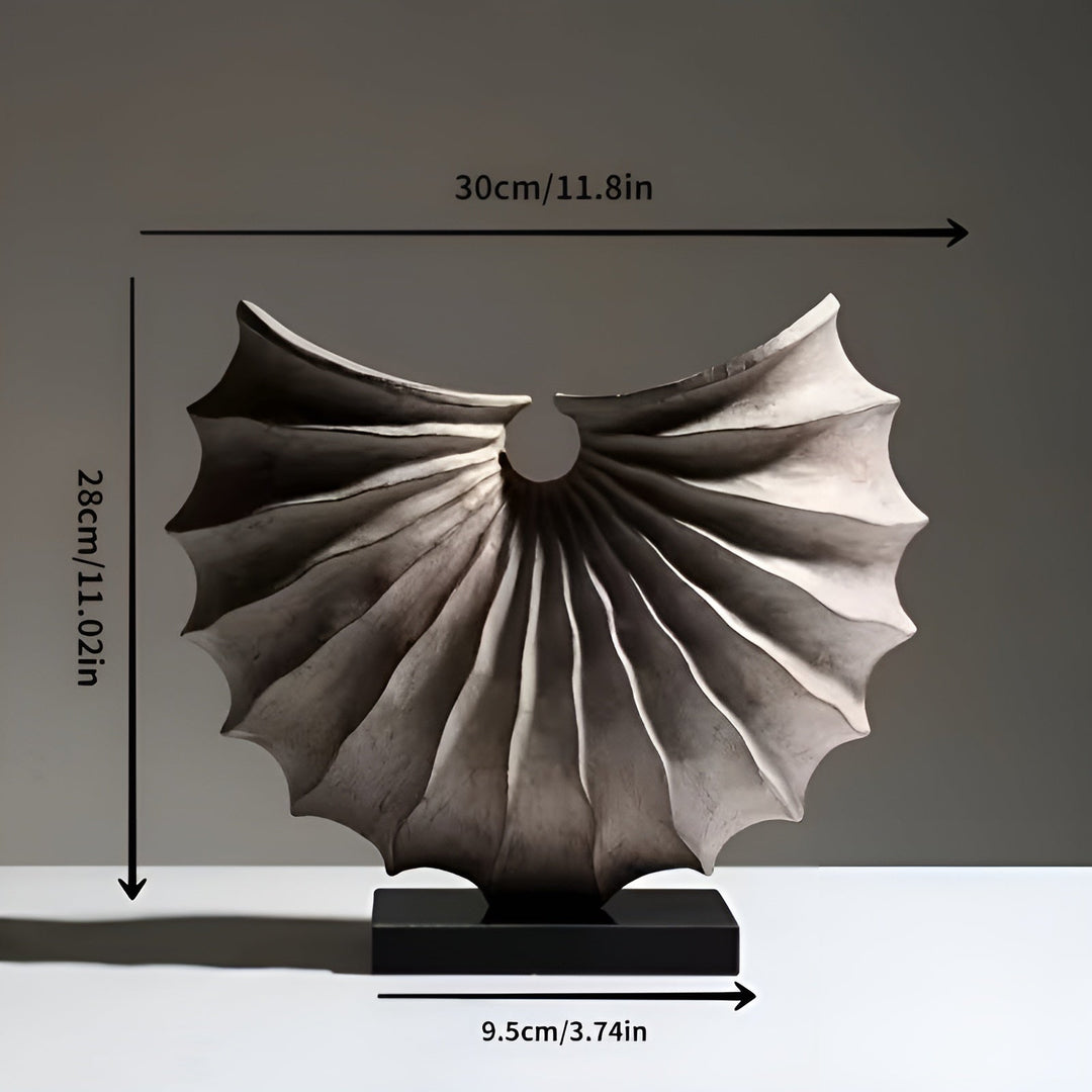 Geometrisk Dekor Figur – Moderne og Luksuriøs | Minimalistiske Hjemmetilbehør for Stue, Kontor og TV-Stand | Luvikno