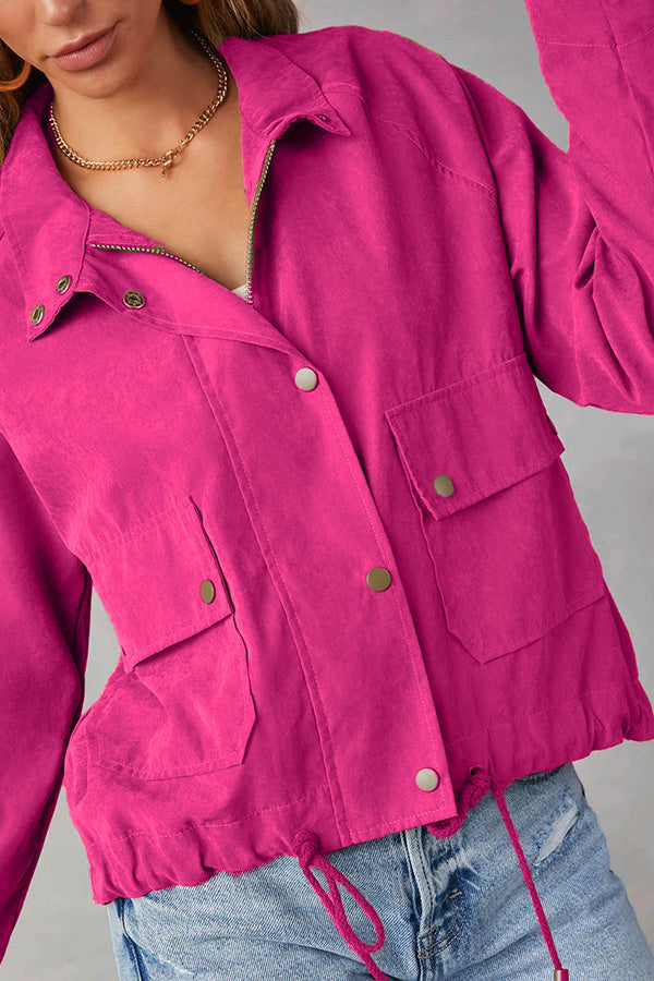 Luvik | ruudullinen Käänteet usea nappi kaksi taskua midi-takki