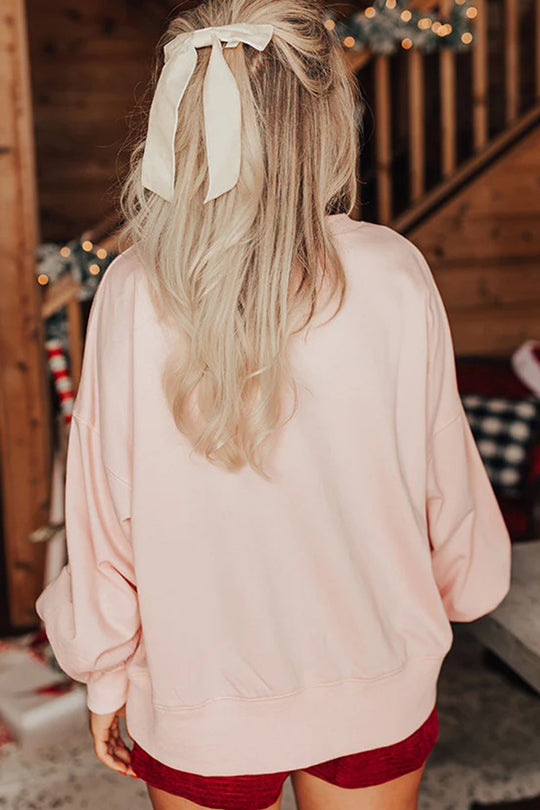 Luvik | Joulupukki Paljetti Rentoa Hihattomaa Collegepaitaa