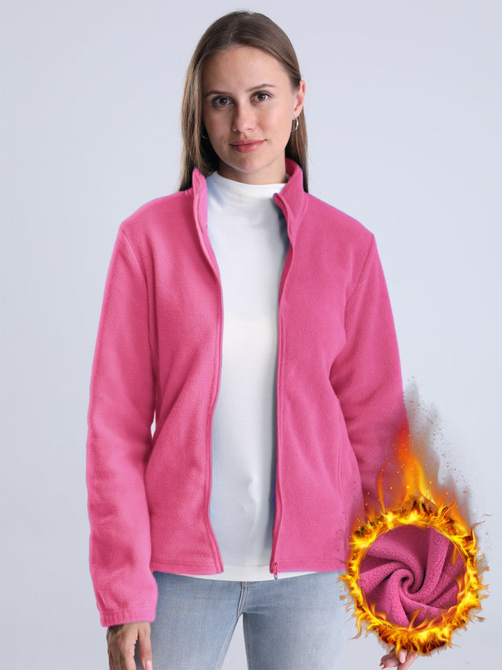 Luvik | Kombinasjon fleece-jakke med glidelås og lommer