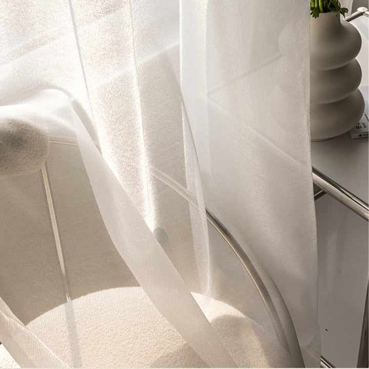 Transparente Linse Gardiner, Lyse og Moderne for Stue | Luvikno