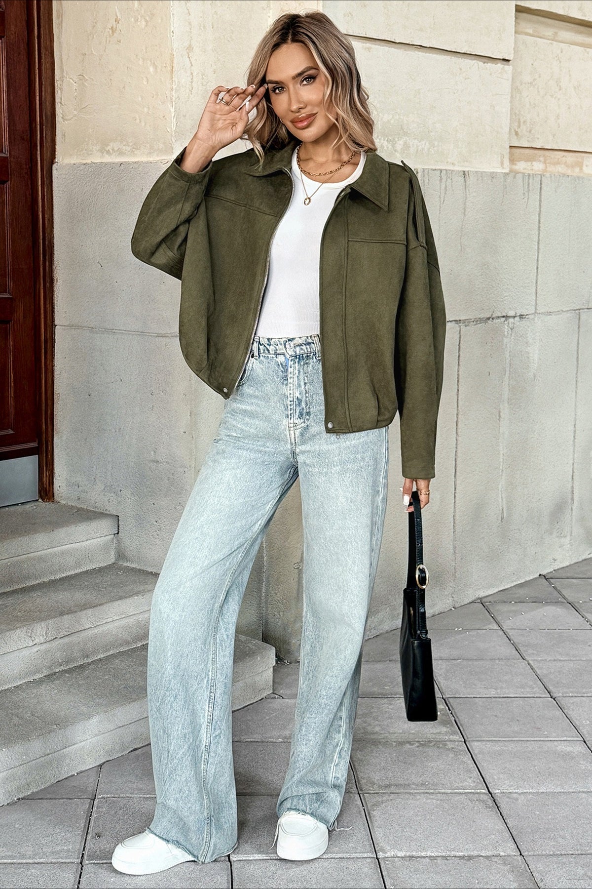 Luvik | Kaulus Suihkepuvun näköinen Bomber-takki