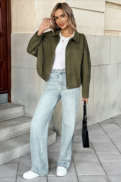 Luvik | Kaulus Suihkepuvun näköinen Bomber-takki