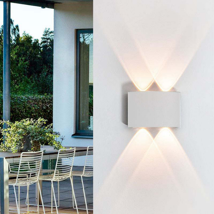 Utendørs vanntett aluminiums LED vegglampe | Luvikno
