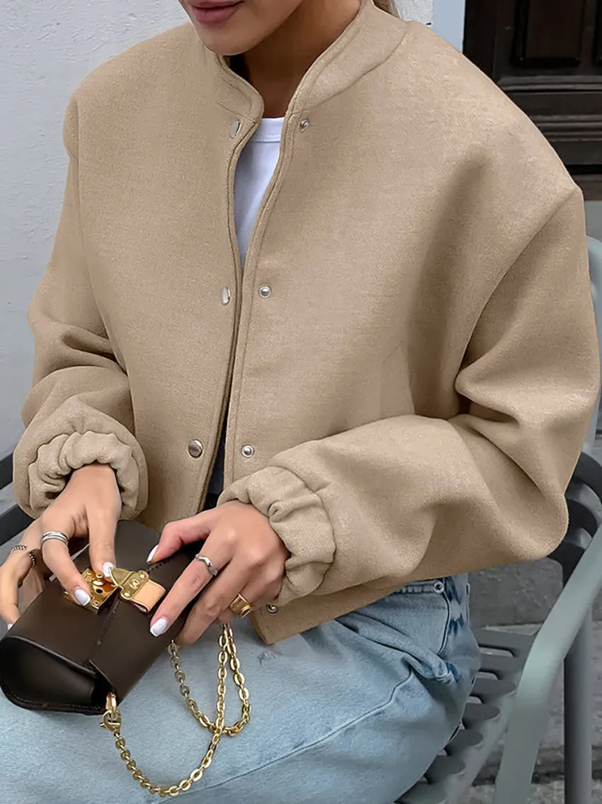 Luvik | Ylellinen villalennintakki - Khaki