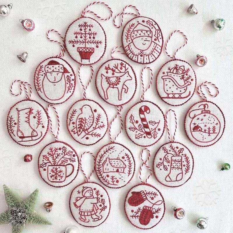 CraftJoy – Vakre håndlagde julekuledekorasjoner med enkle hobbysett Luvikno
