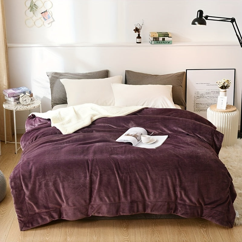 LuxeFlannel – Dobbelt-sidig Sherpa Teppe for Ultimat Komfort Luvikno