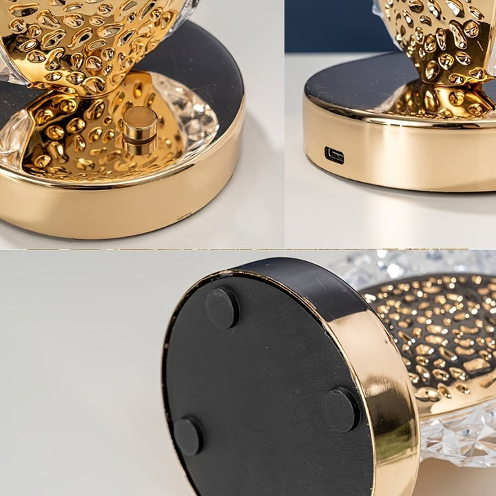 FeatherLamp - USB berøringsbordlampe med unikt fjærdesign Luvikno