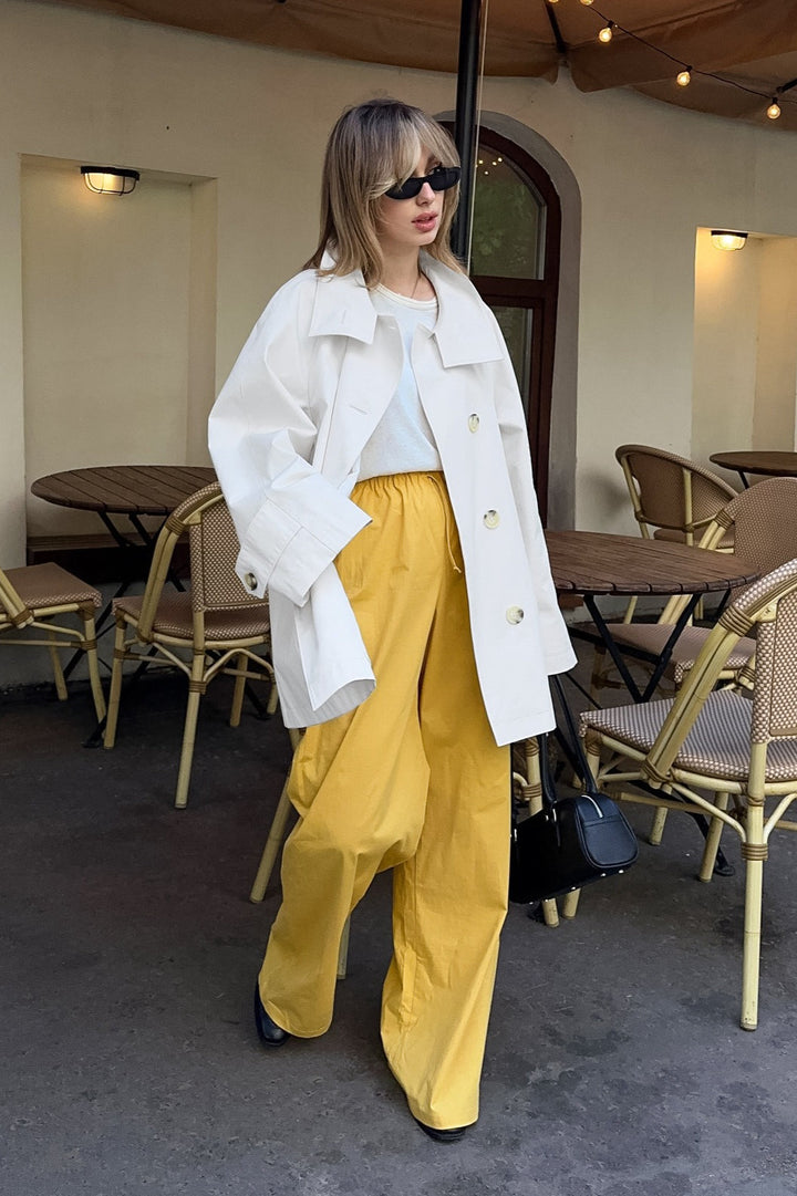 Luvik | Hvit Trench Coat