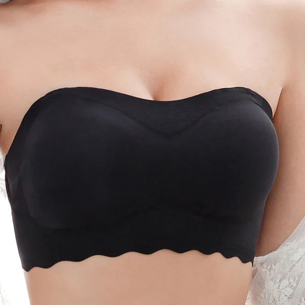 Luvikno | Kvinne Sexy stroppeløs BH usynlige Push-Up-bher