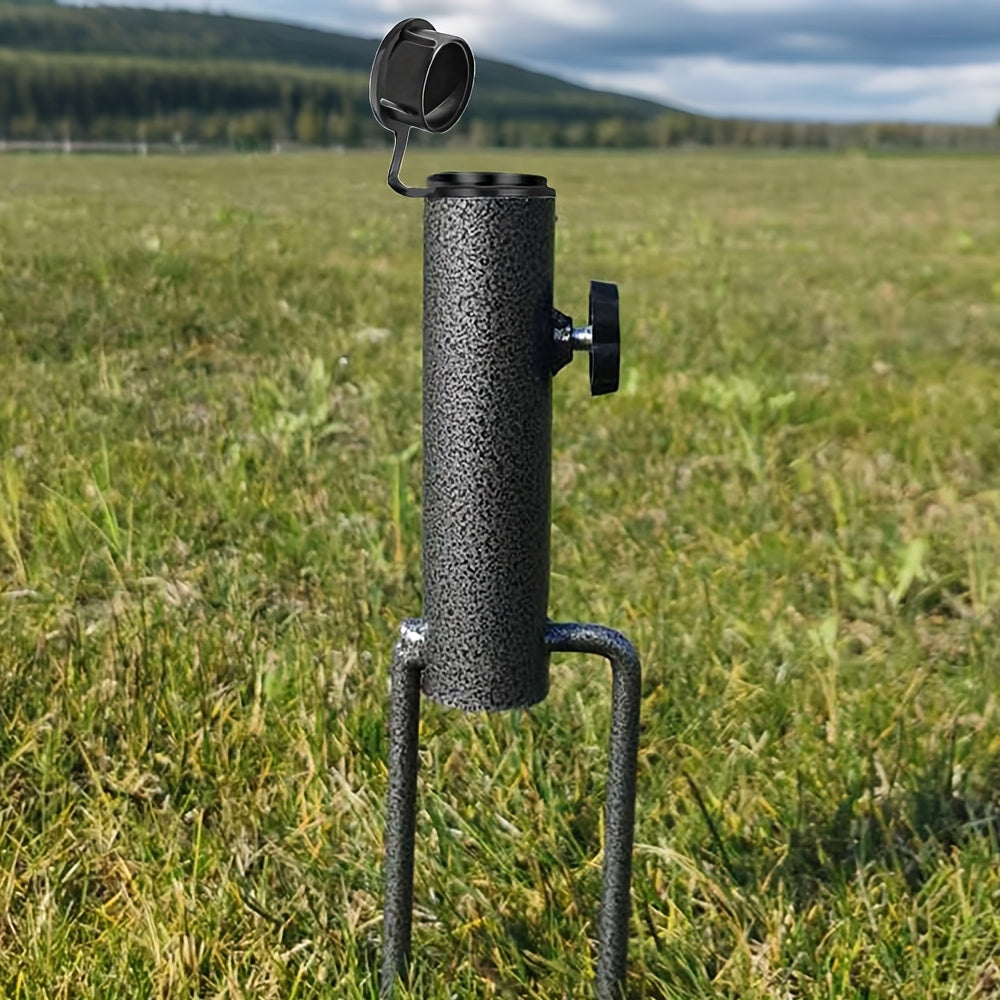 Luvikno | Justerbart Paraplystativ Stabello | For Ø 2.8–3.2 cm Paraplystenger | Anti-Sklisikker & Bærbar | Solid Stål Konstruksjon