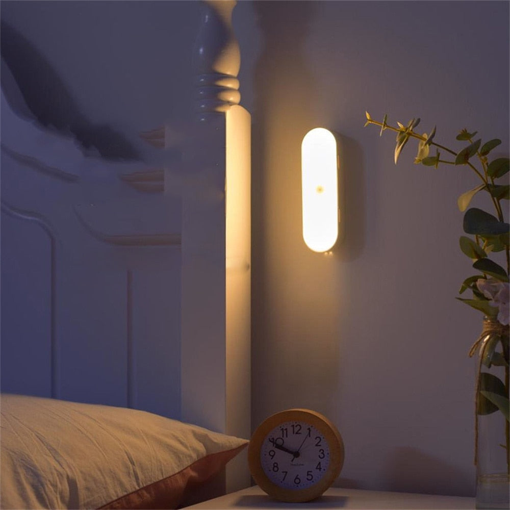 Oppladbar Minimalistisk Oval Vegglampe | Luvikno