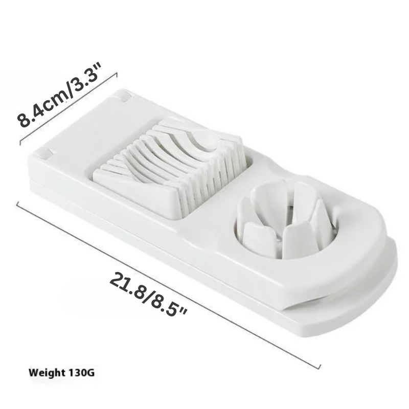 2i1 Egg Slicer Multifunctional Rustfritt Stål Skjære Terning Kjøkkenverktøy | Luvikno