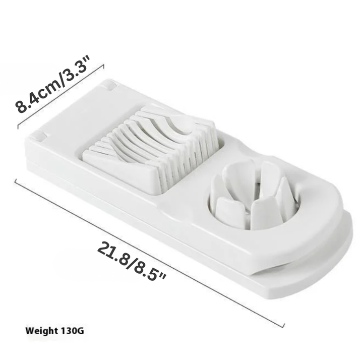 2i1 Egg Slicer Multifunctional Rustfritt Stål Skjære Terning Kjøkkenverktøy | Luvikno