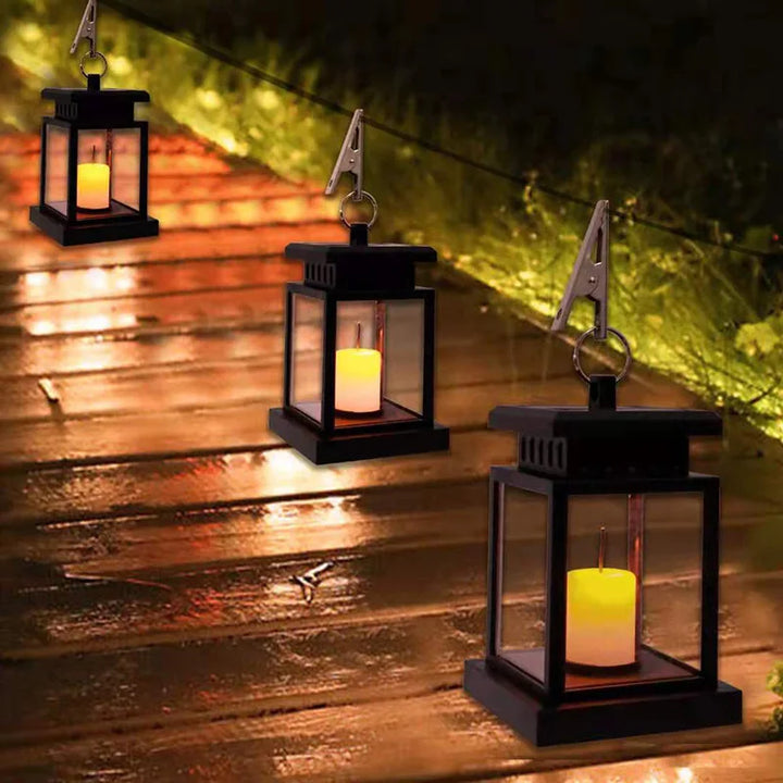 Solcelledrevet LED lyslykt – Værbestandig utendørslampe for hage og patio | Luvikno