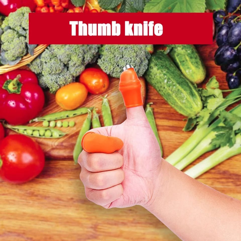 Silicone Tommelkniv Sett Luvikno