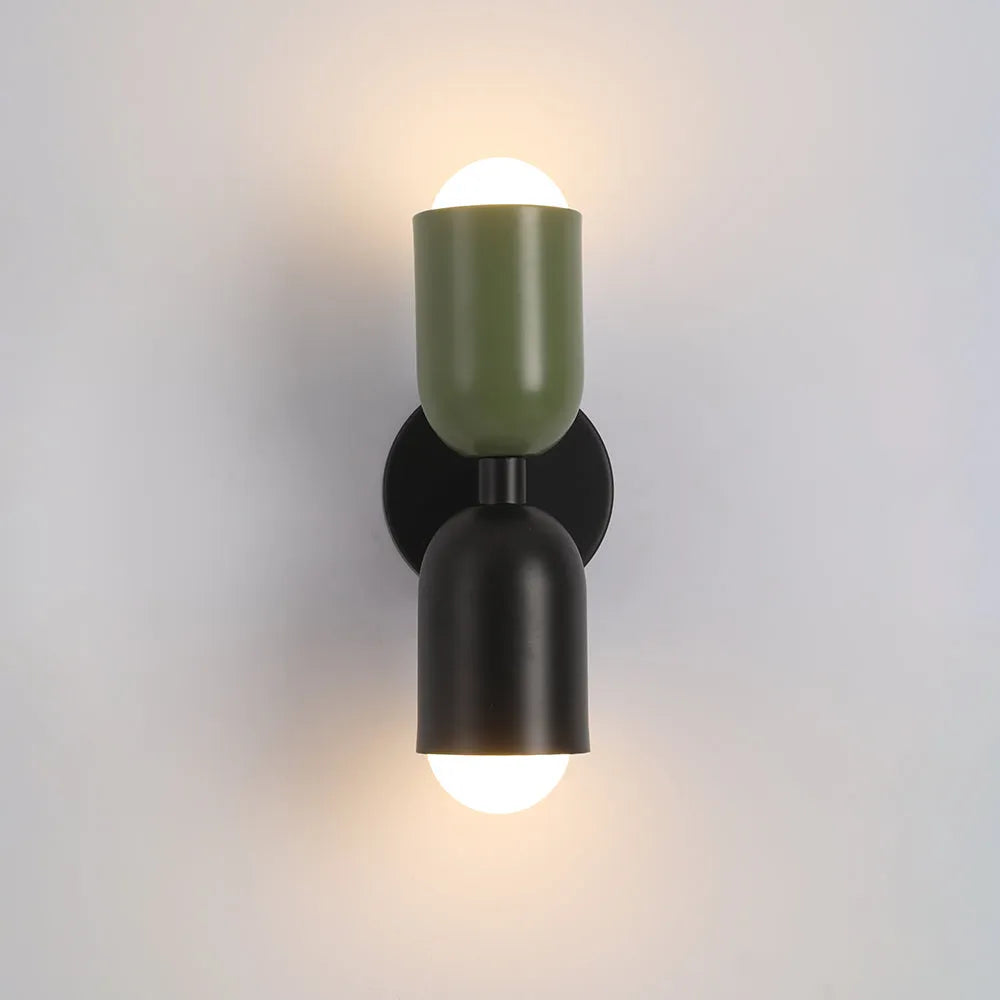 Vegglampe Skandinavisk Metall Innendørs Lampe Luvikno