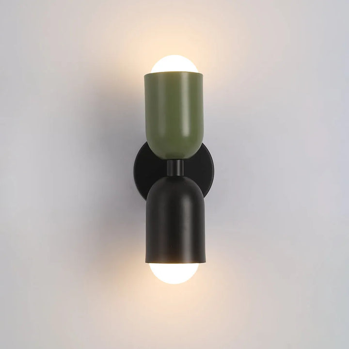 Vegglampe Skandinavisk Metall Innendørs Lampe Luvikno