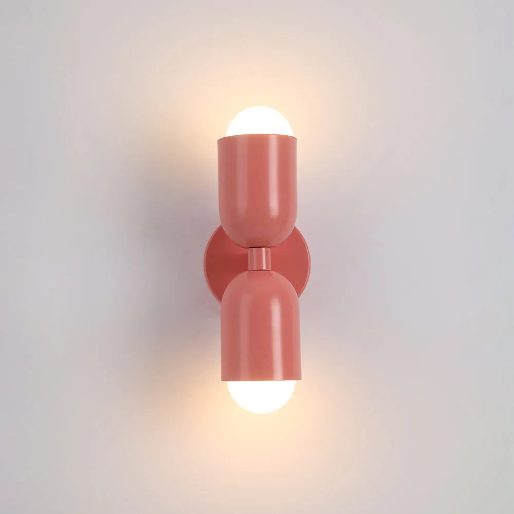 Vegglampe Skandinavisk Metall Innendørs Lampe Luvikno