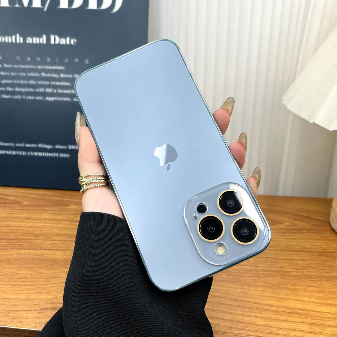 Luvikno | Elico Lakkert Matt Akryl Herdet Glass iPhone Beskyttelsesdeksel