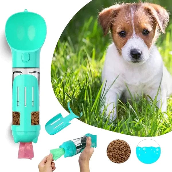 3-i-1 Hund Vannflaske - AdventureBuddy Luvikno