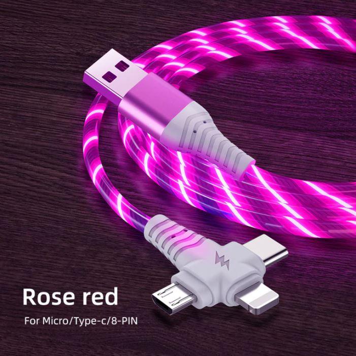 3 i 1 LED Flytende Lading Kabel | Luvikno