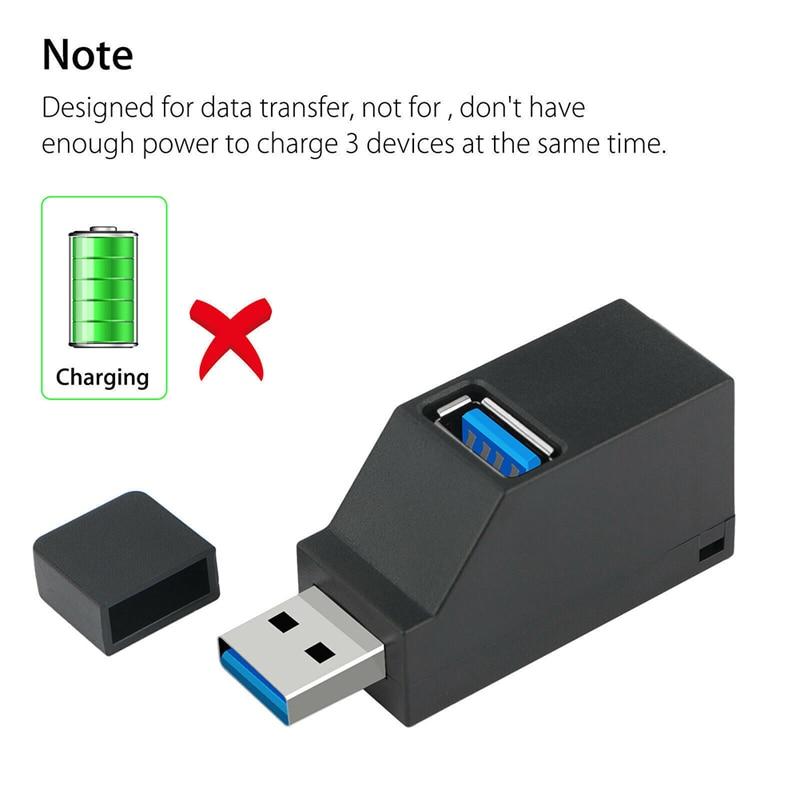 3-Port Liten USB Hub | Luvikno