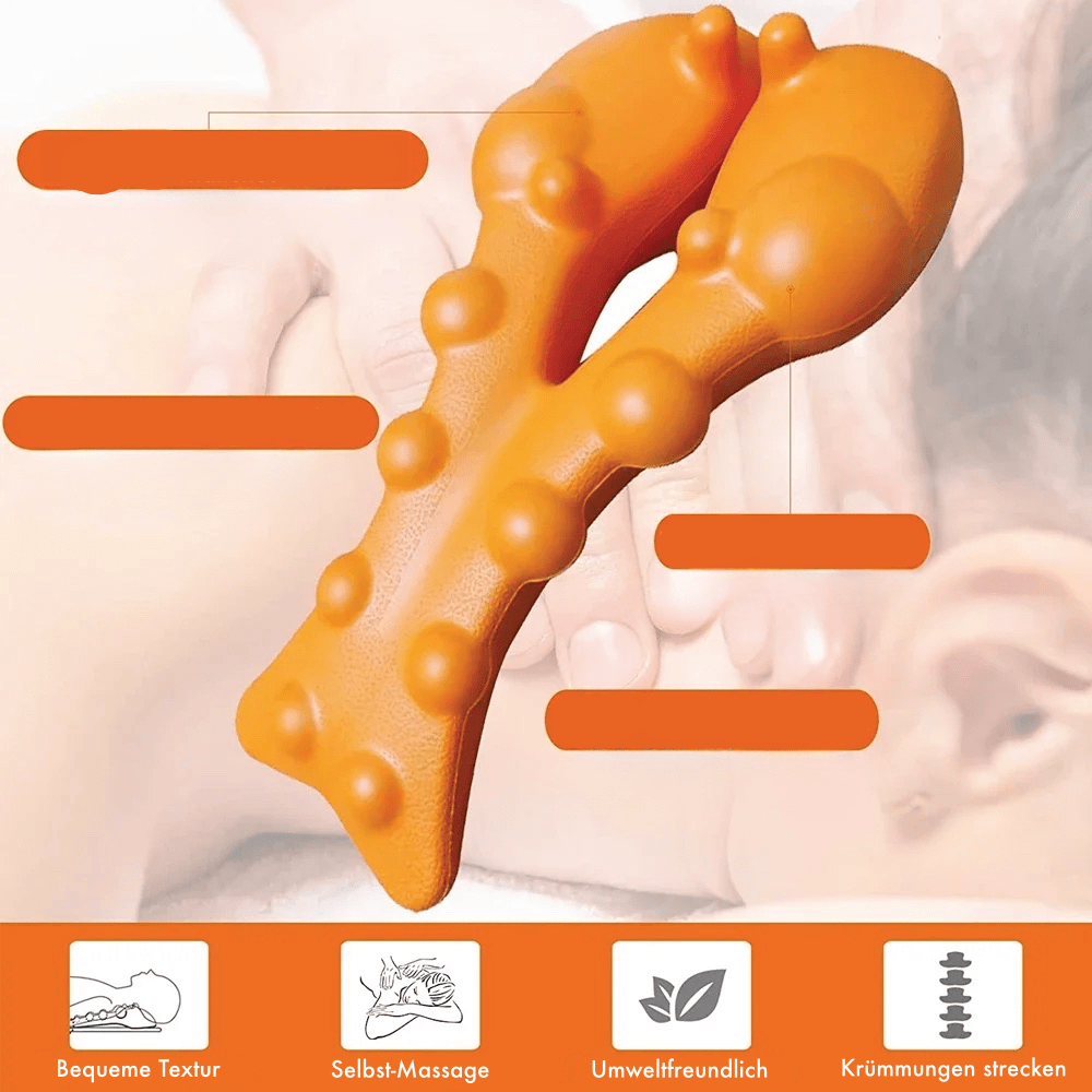 Luvikno | LuxuraCare Trigger-Massager | For smerteløs avslapning av rygg og nakke