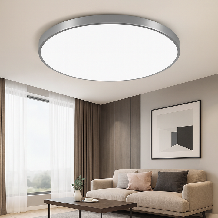 Flush Mount LED Taklampe Moderne Rund Luvikno