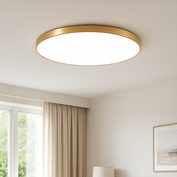 Flush Mount LED Taklampe Moderne Rund Luvikno