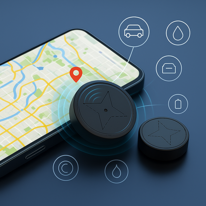Mini GPS Kjøretøy Tracker Magnetisk Feste Luvikno