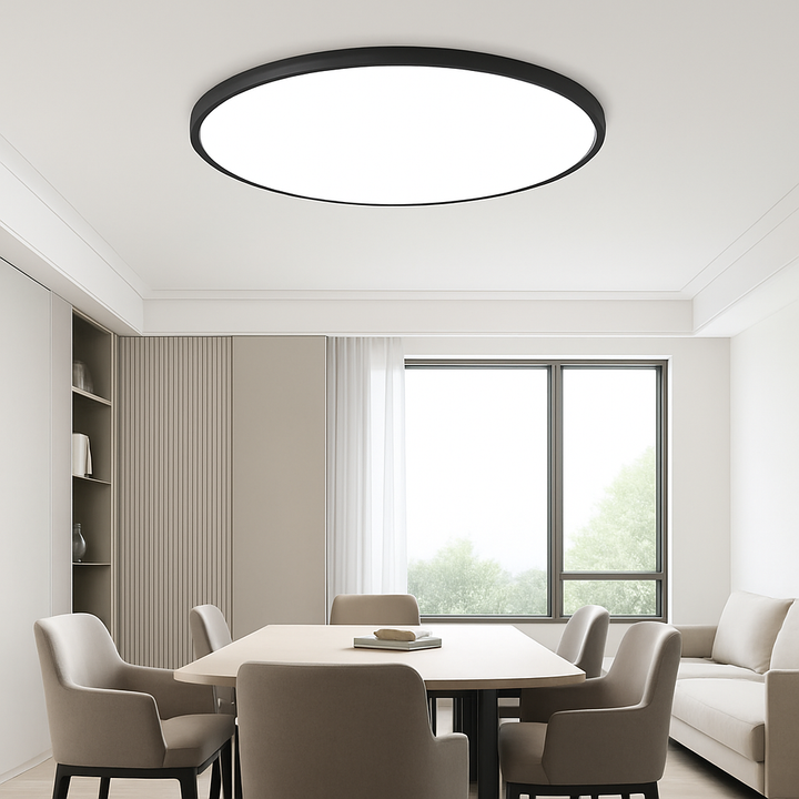 Flush Mount LED Taklampe Moderne Rund Luvikno
