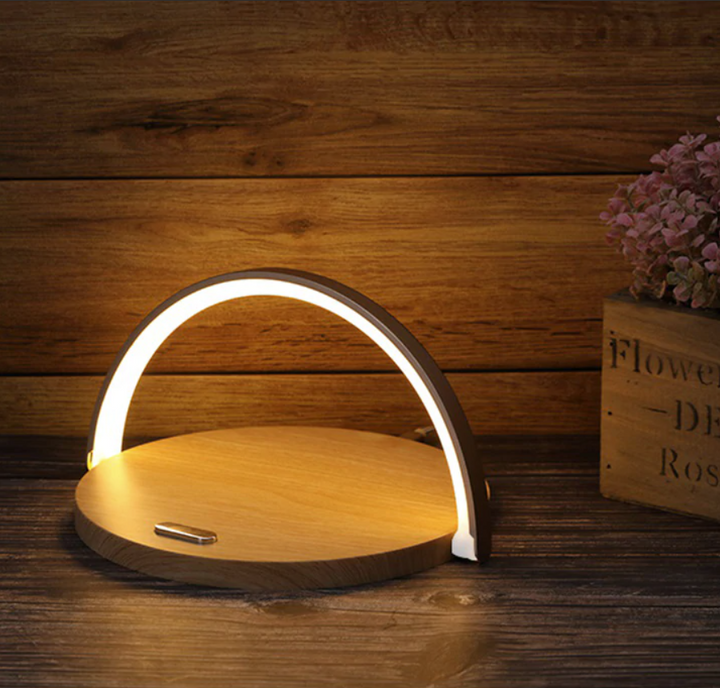 Bowlight Design™ - Stilig 3-i-1 Nattlys med Qi-lader Luvikno