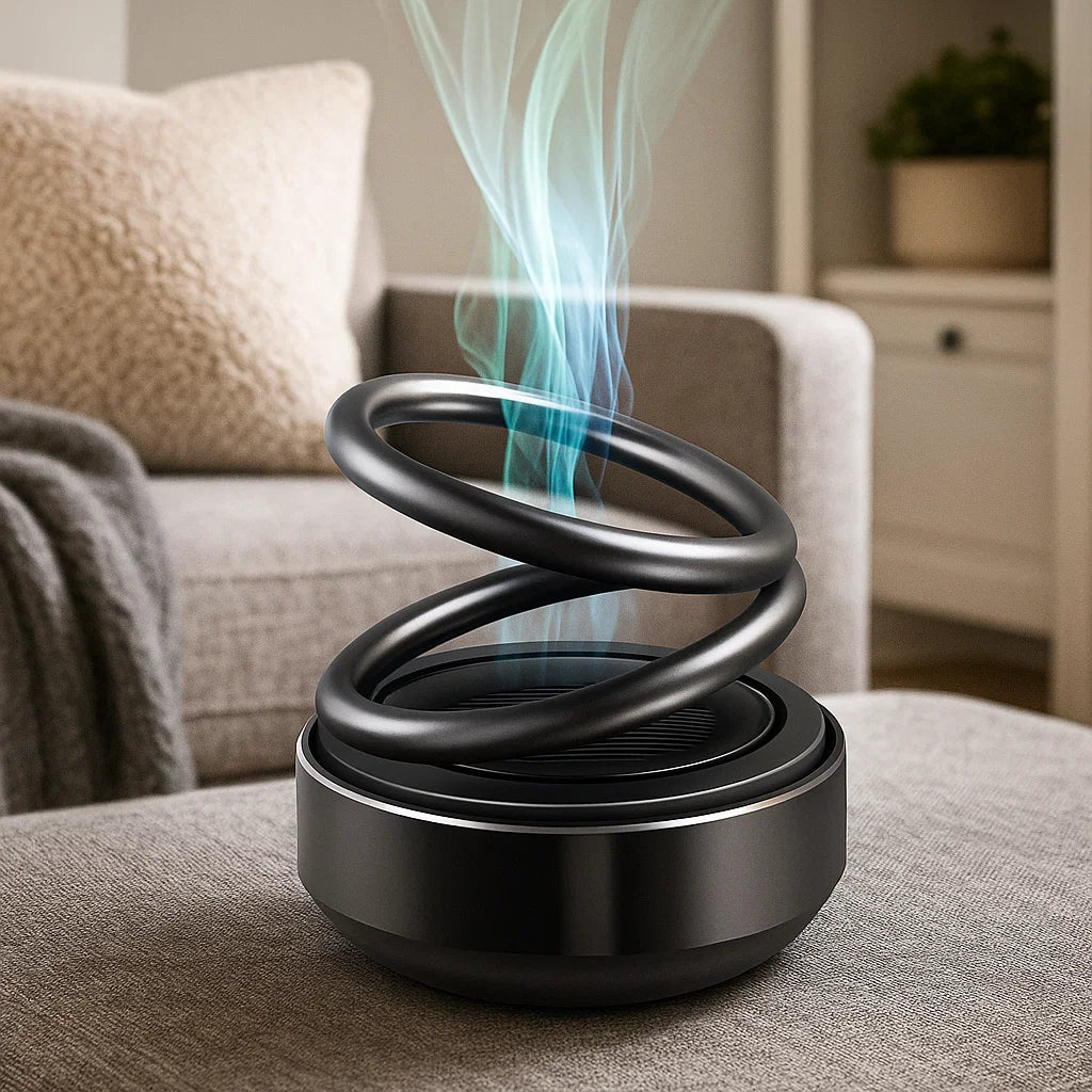 Aroma Diffuser Solenergidrevet Luftfrisker Luvikno