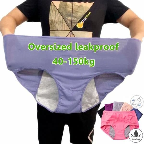 Luvikno | LuxeFit Høy Midje Lekkasjesikker Undertøy | Forbedret komfort og stil med et kjøp 5, få 5 gratis tilbud!
