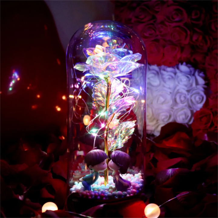 Glistening rose ornaments fortryller romantisk | Luvikno