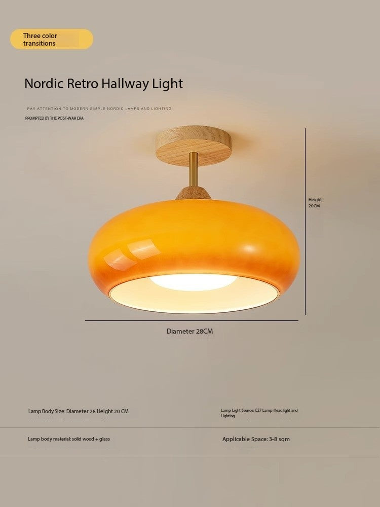 LED Nordic Persimmon Pendellampe - Naturlig Tre Utgave Luvikno