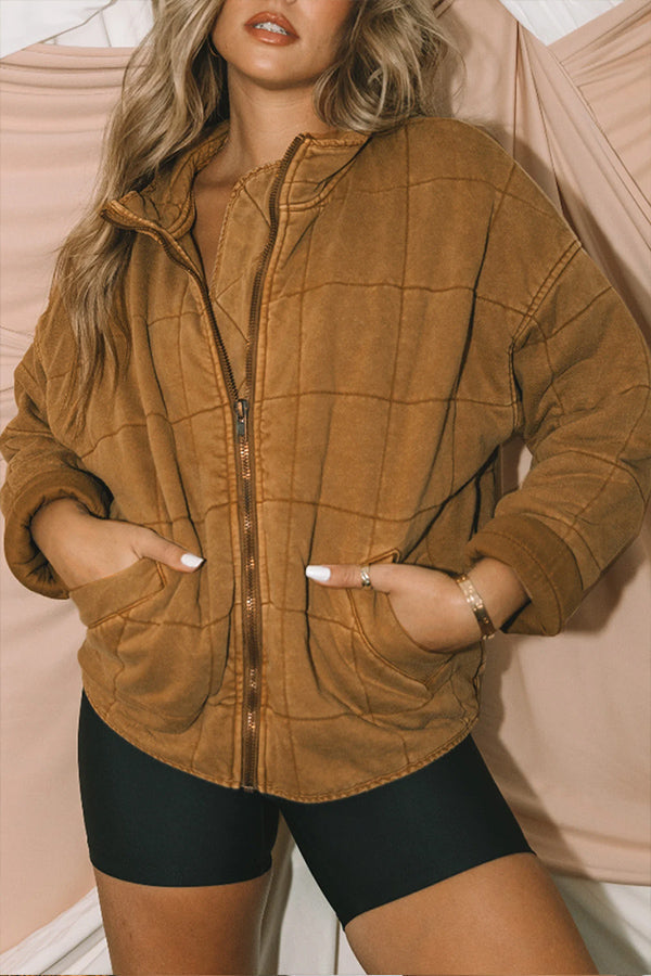 Luvik | Overveske Quiltet Jakke Crop