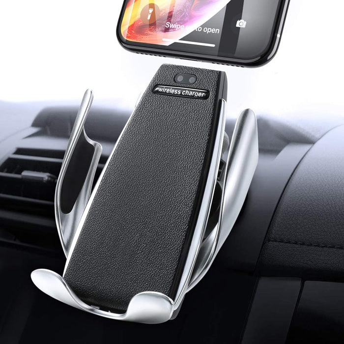 Trådløs automatisk mobil lader og holder for bilen | Luvikno