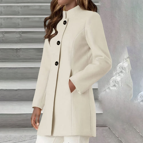 Luvik | Eurooppalainen ja Amerikkalainen Elegantti Slim-Fit Villakangastakki