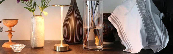 Luvikno | Trådlampe - Dimbar & Oppladbar Vanntett Skrivebordslys