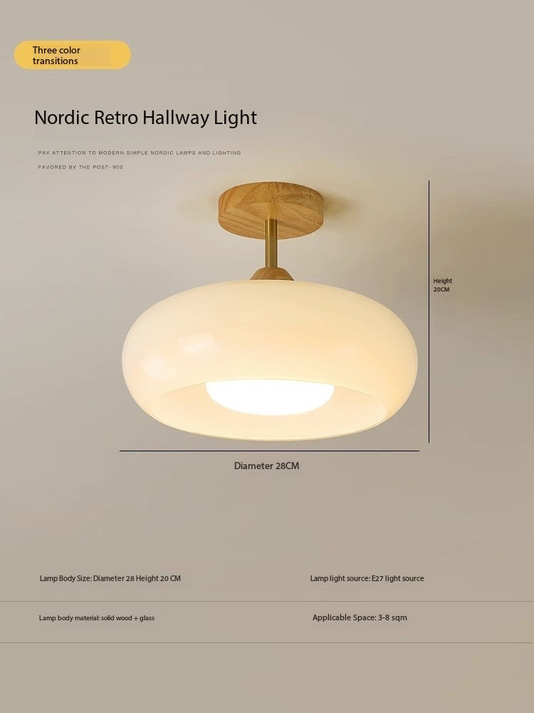 LED Nordic Persimmon Pendellampe - Naturlig Tre Utgave Luvikno