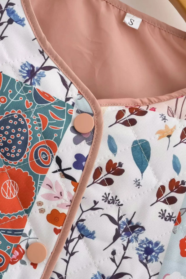 Luvik | Tulostettu puuvillatakki