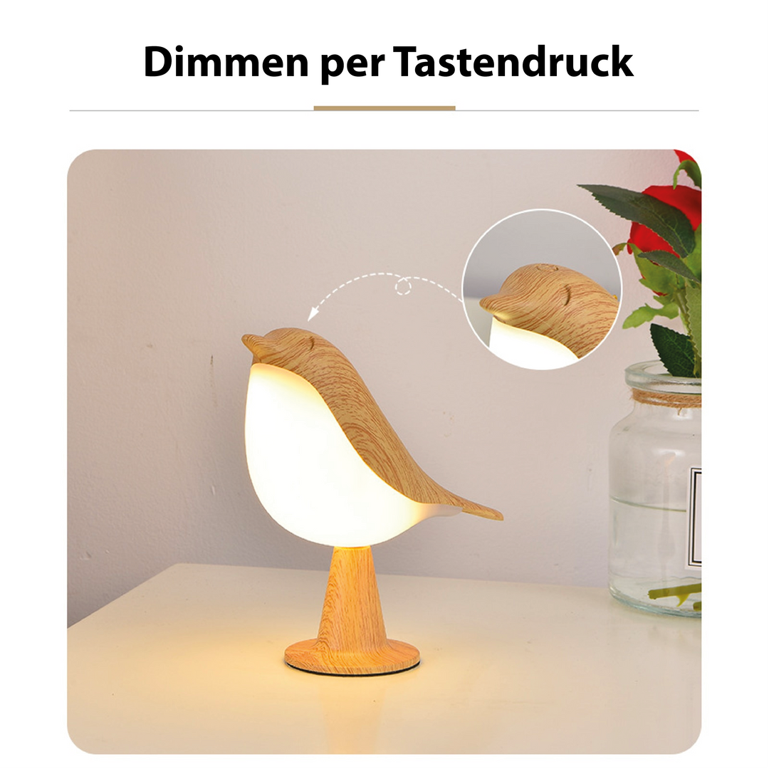 Moderne Tre LED Bordlampe Fugl Design Luvikno