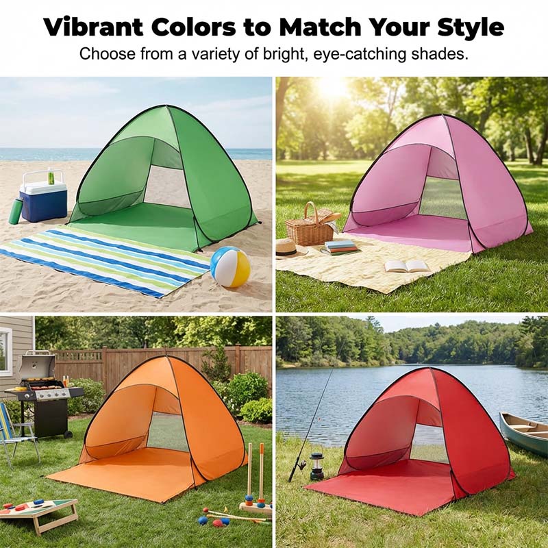 SunSail Breeze Pop-Up Strandtelt 98% UV Beskyttelse | Luvikno