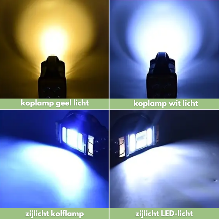 SolarBeam - 3-i-1 Nødlampe med Solenergi Luvikno