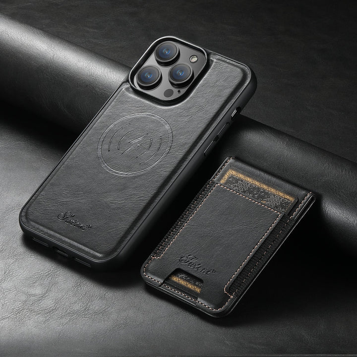 LuxLeather Case - Elegant Lærtelefonveske med MagSafe Luvikno