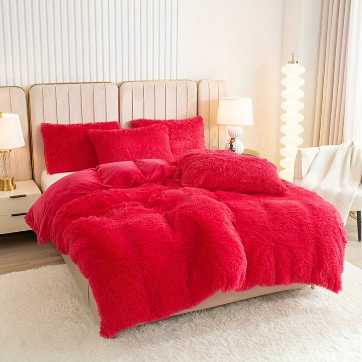 Luvikno | Ultra Soft Plush Duvet Cover Set with Zipper - Luksus & Komfort