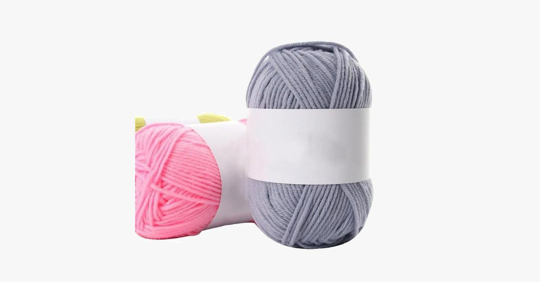 Melk Cotton Strikkegarn | Luvikno