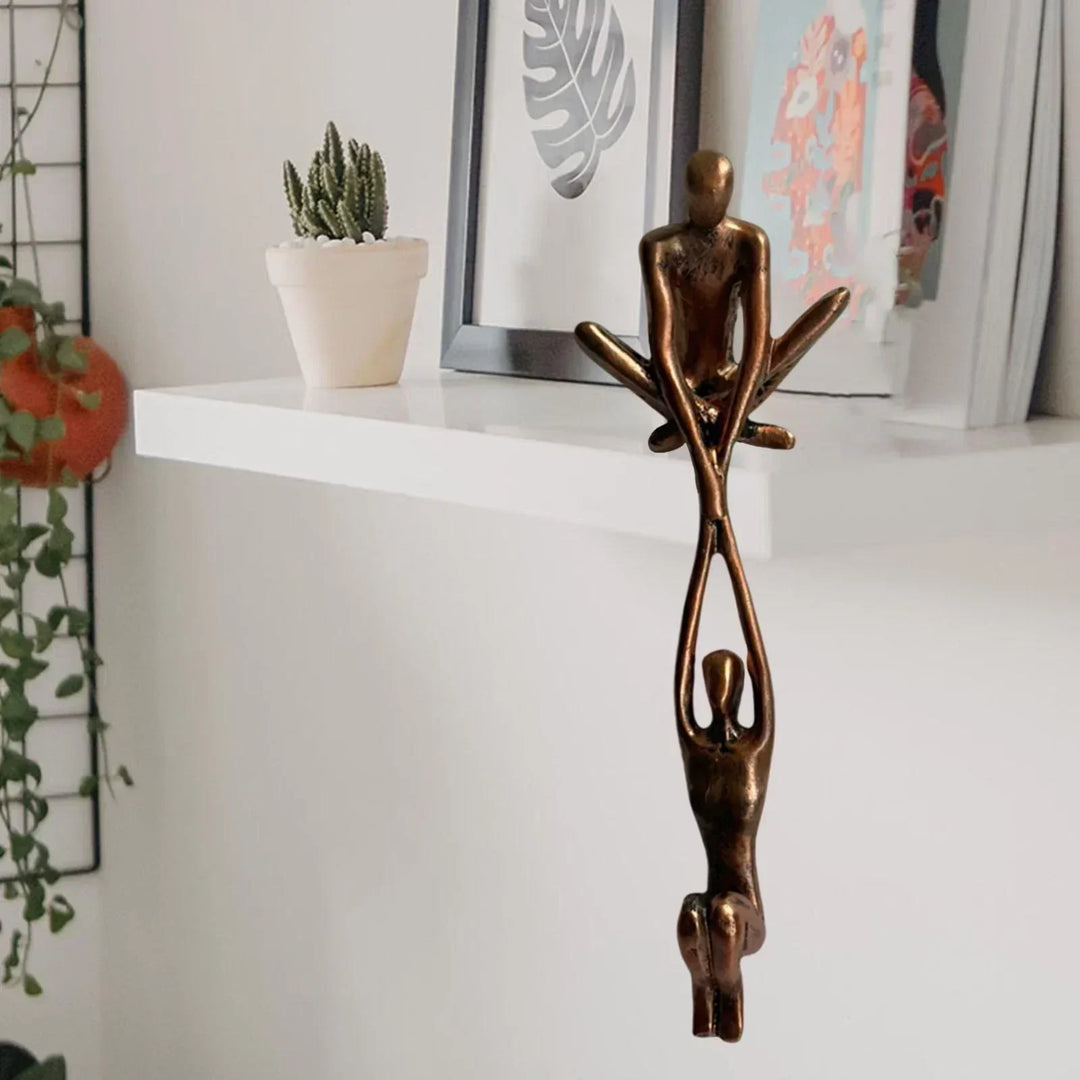 Luvikno | Evig Kjærlighet og Styrke | Skulptur Figur | Hjemdekorasjon | Unik Dekorasjon